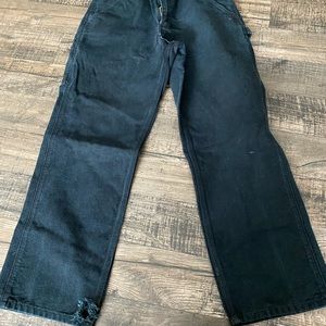 Men’s carhartt jeans size 30x32 black